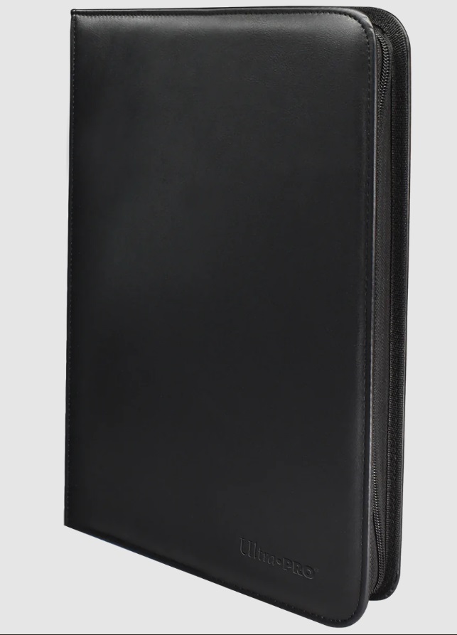 Ultra Pro Vivid 9-Pocket Pro Binder Black with Zippered Closure (Holds 360 cards)